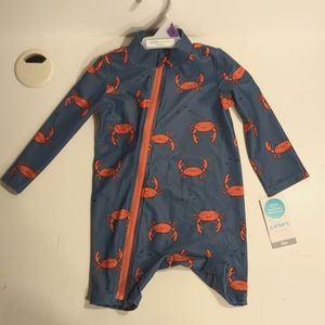 Carter's One Piece Rash Guard, NWOT